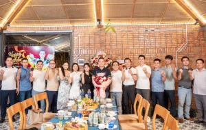 What made the May birthday celebration at X2 OFFICE so special?