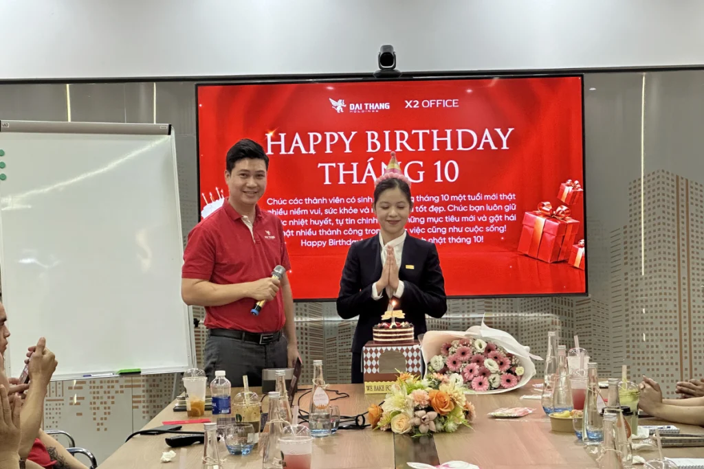 Sinh nhật tại X2 OFFICE
